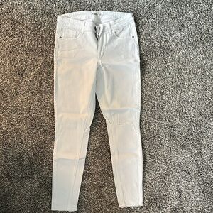 White Rockstar Skinny Jeans